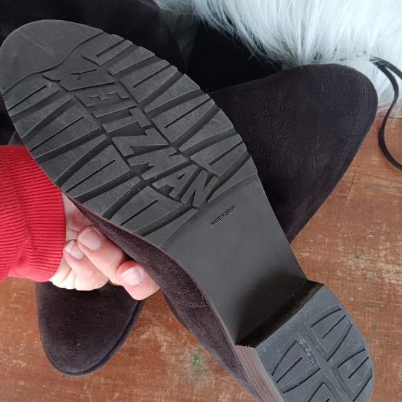 STUART WEITZMAN Jocey Suede Over-the-Knee Boot BROWN LOWLAND 7M/ww53743 - Picture 5 of 7